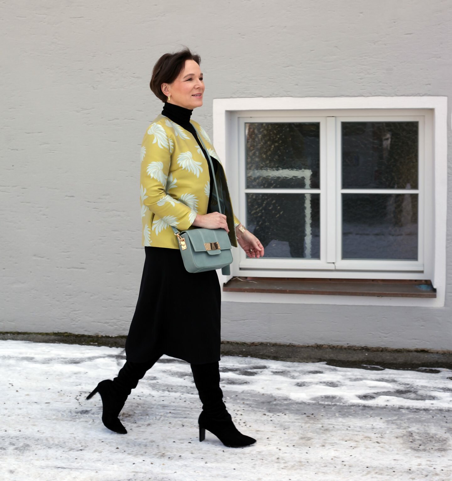 LadyofStyle Übergangslook Übergangsmode Transitional Look Winter Frühling 50plus Blogger