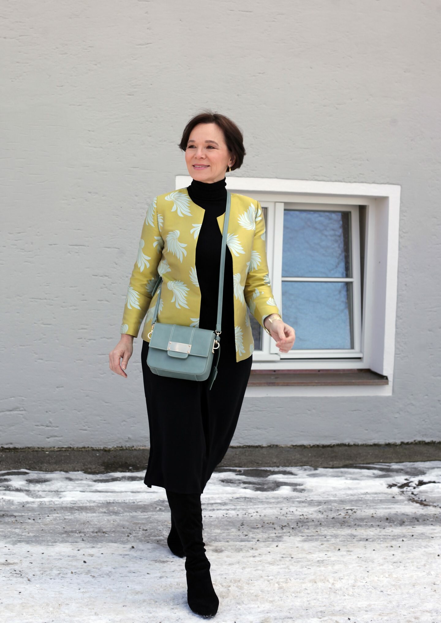 LadyofStyle Übergangslook Übergangsmode Transitional Look Winter Frühling 50plus Blogger