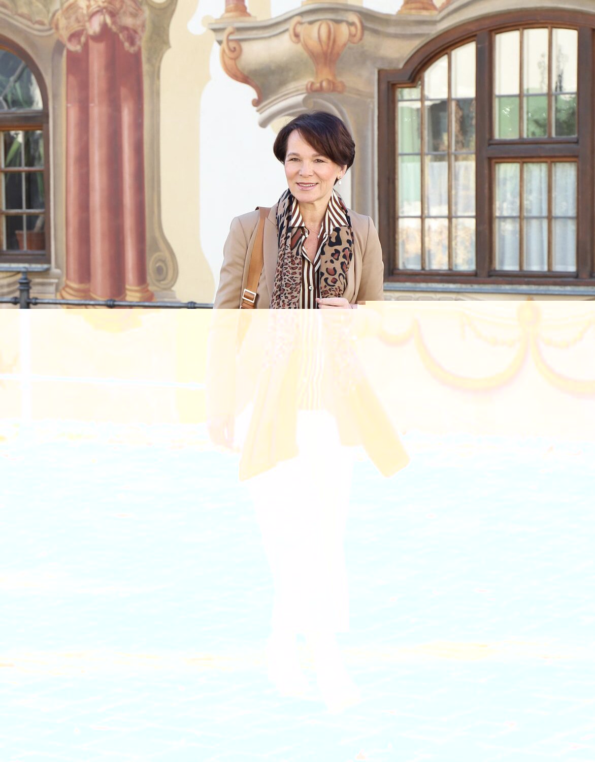 LadyofStyle Lieblingslook Herbstlook Winterlook Businesslook Blazer Culottes Braun Beige Eleganz 50plus